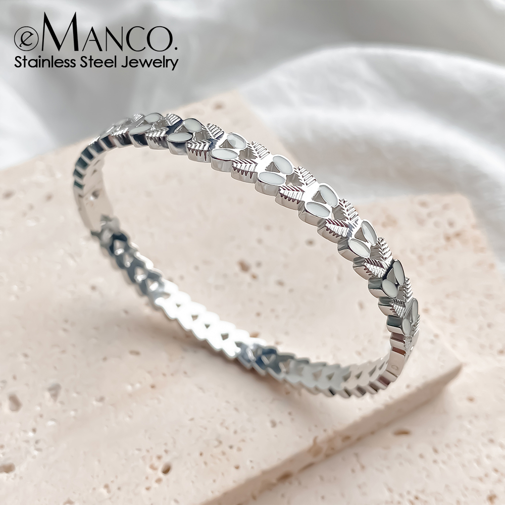 Women Accessories Outlet - eManco Stainless Steel Women's White Enamel