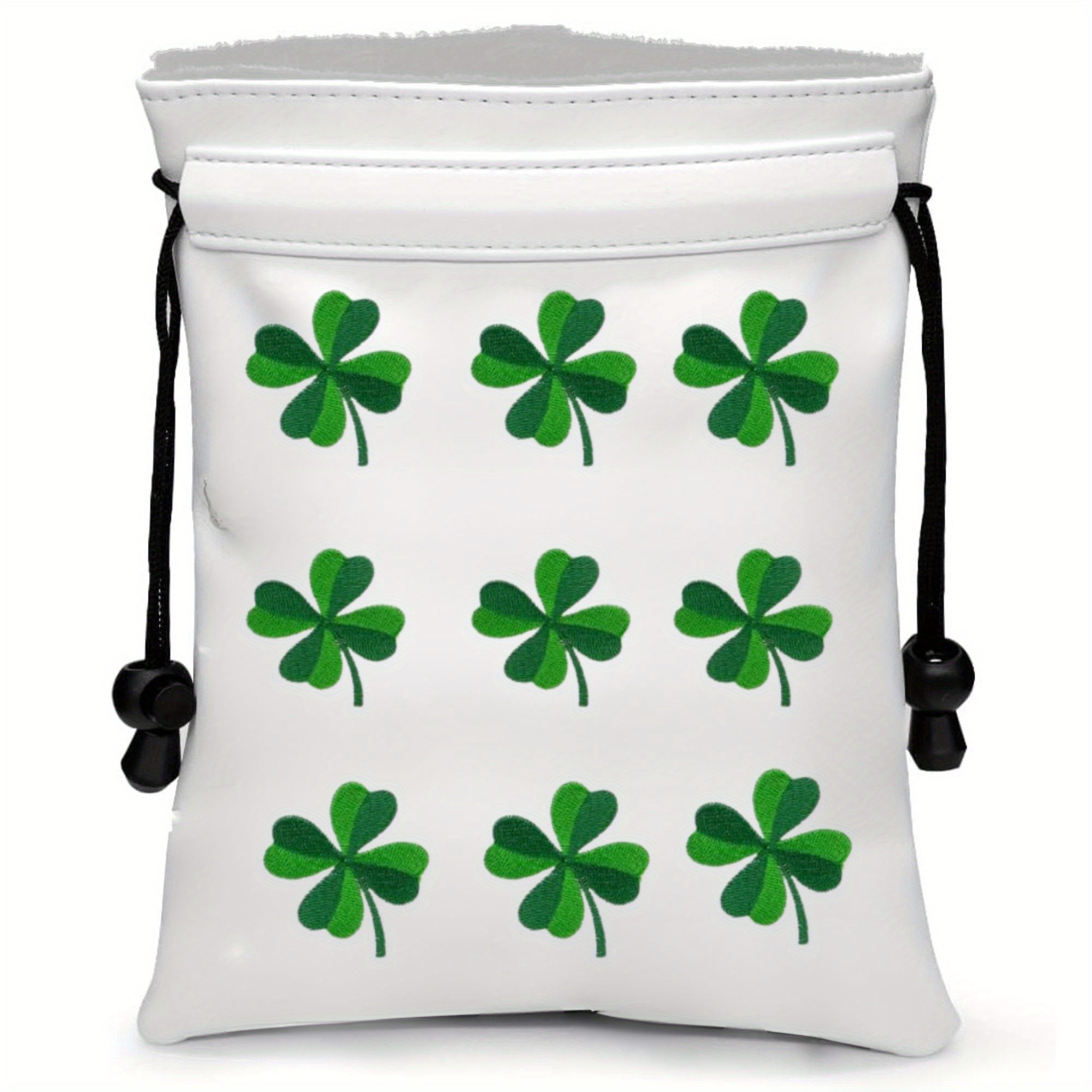 Women'S Golf Accessories - Golf Valuables Pouch with Lucky Clover