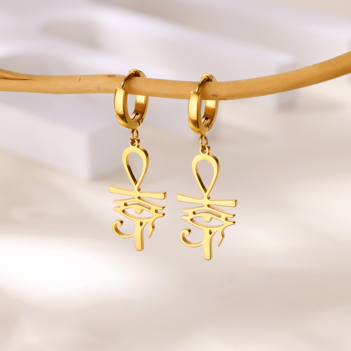 Women Accessories Egypt - Eye of Horus Egypt Pendant Earrings