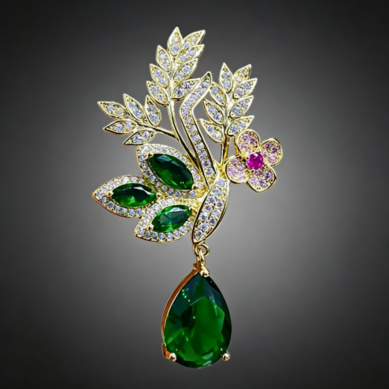 Women Accessories Bouquet - Fashion Green Yellow Leaves Flower Bouquet
