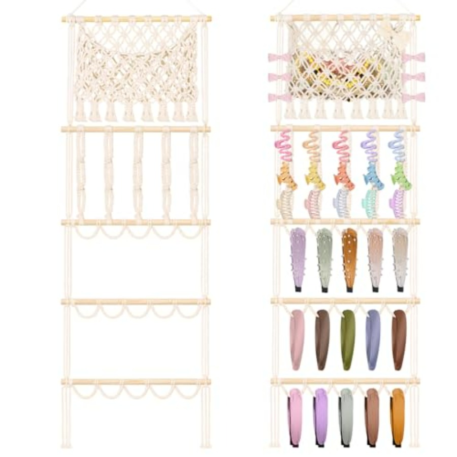 Women Accessories Holder - Headband Holder Hair Bow Organizer for