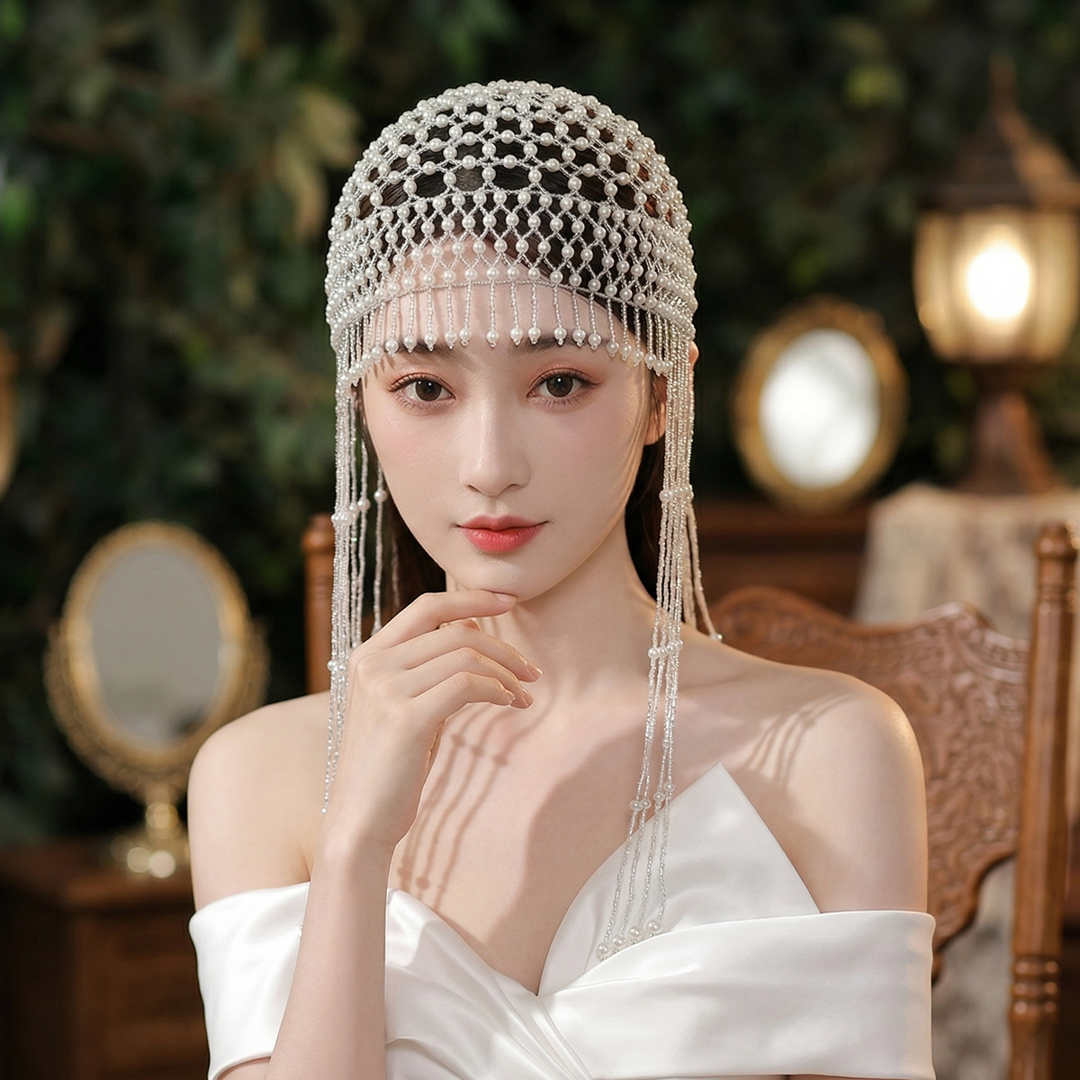 Luxury Pearls Beaded Headwrap  – обзор и цена Women'S Accessories List