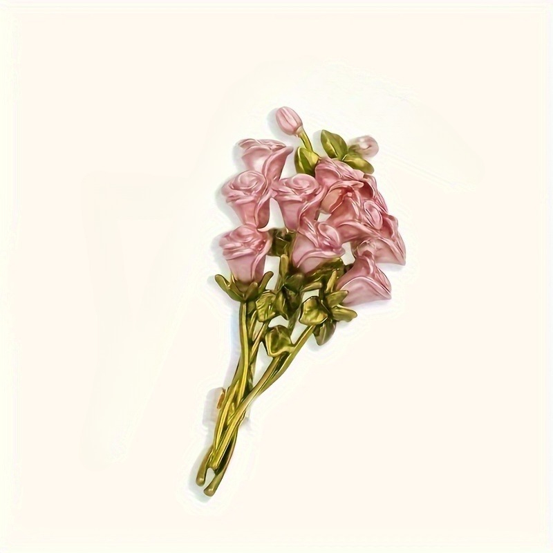 Elegant Pink Rose Bouquet Broo – обзор и цена Women Accessories Bouquet