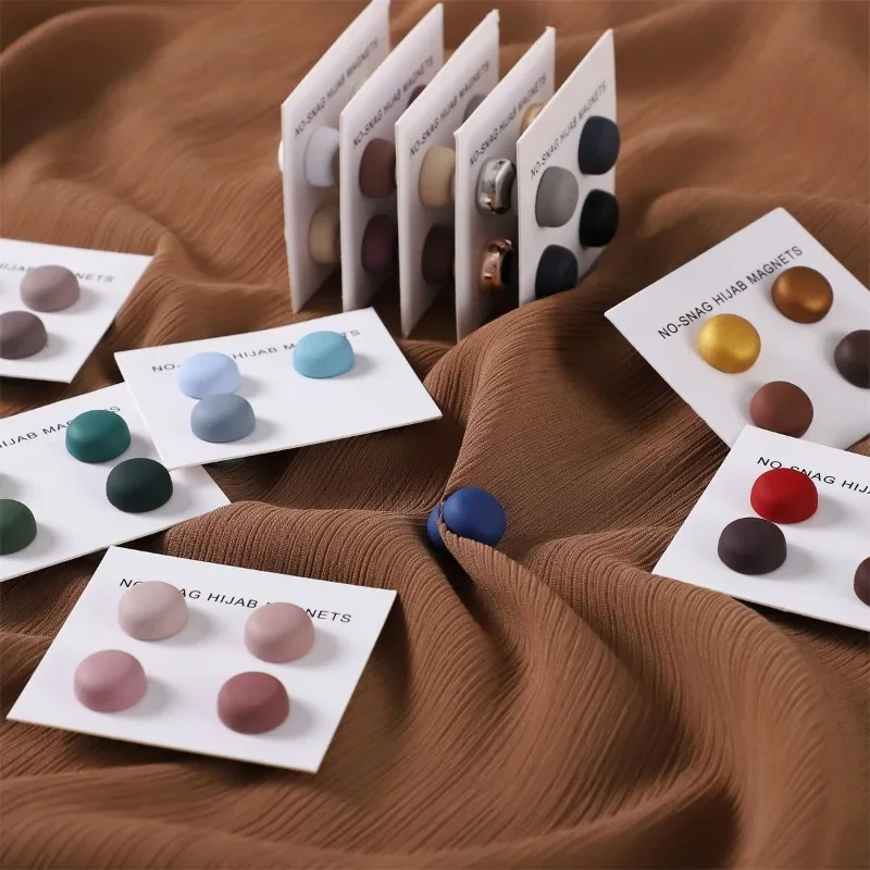 4Pcs/Card Matte Magnet Hijab P – обзор и цена Women Accessories In Wholesale