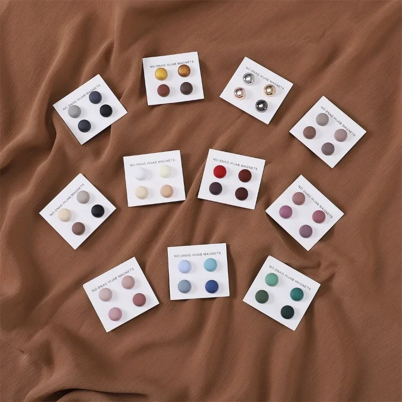 4Pcs/Card Matte Magnet Hijab P – обзор и цена Women Accessories In Wholesale