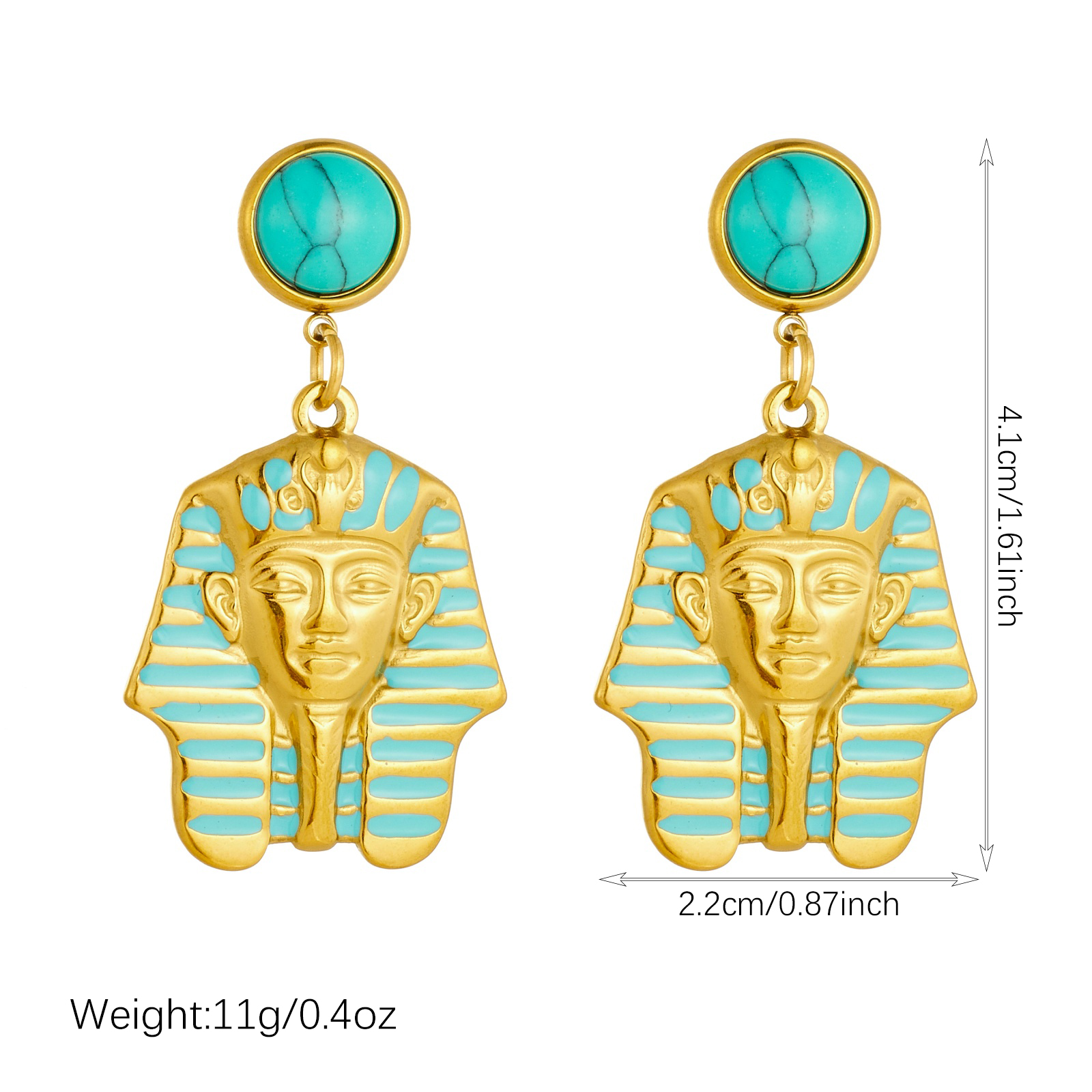 DIEYURO 316L Stainless Steel V – обзор и цена Women Accessories Egypt