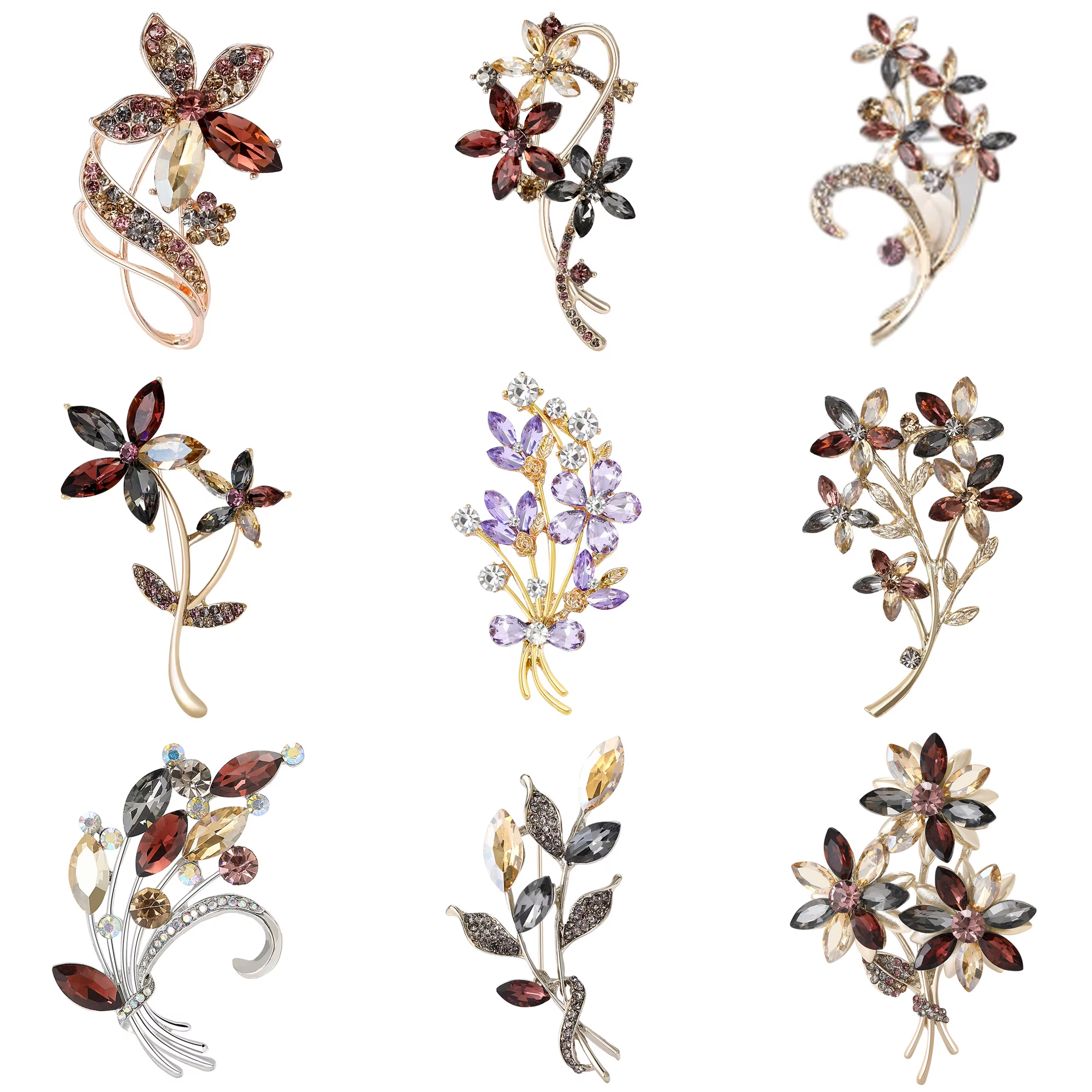 Luxury Rhinestone Flower Bouqu – обзор и цена Women Accessories Bouquet