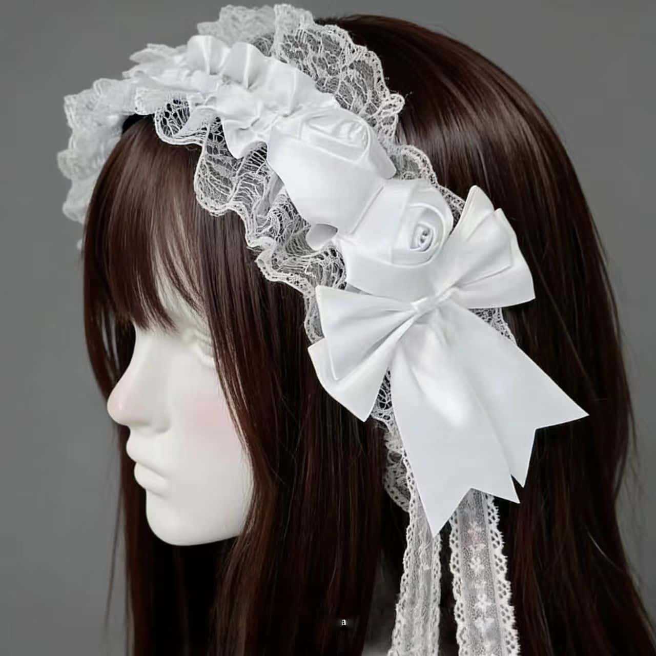 Lolita Gothic Black Lace Headb – обзор и цена Women'S Victorian Era Accessories