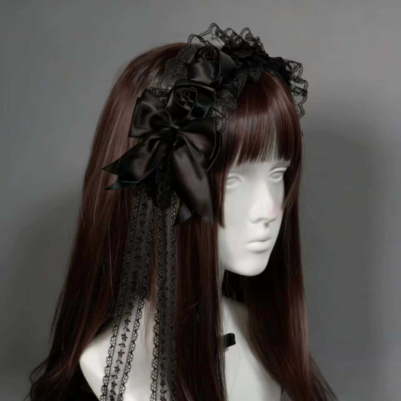 Lolita Gothic Black Lace Headb – обзор и цена Women'S Victorian Era Accessories