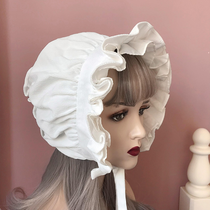 Maid Bonnet Hat Lolita Girl Co – обзор и цена Women'S Victorian Era Accessories