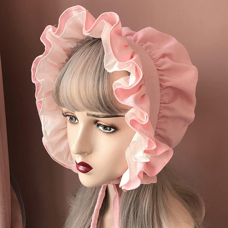 Maid Bonnet Hat Lolita Girl Co – обзор и цена Women'S Victorian Era Accessories