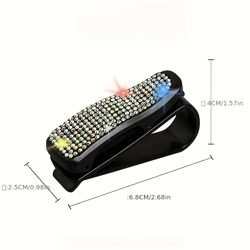 Bling Rhinestone Car Sun Visor – обзор и цена Women Accessories Holder