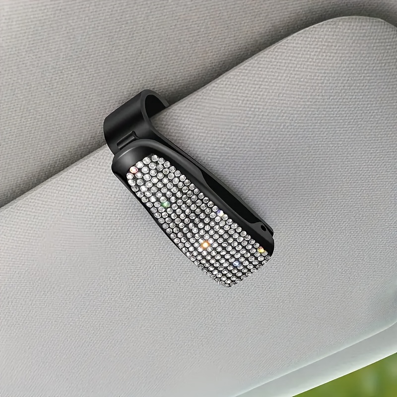 Bling Rhinestone Car Sun Visor – обзор и цена Women Accessories Holder