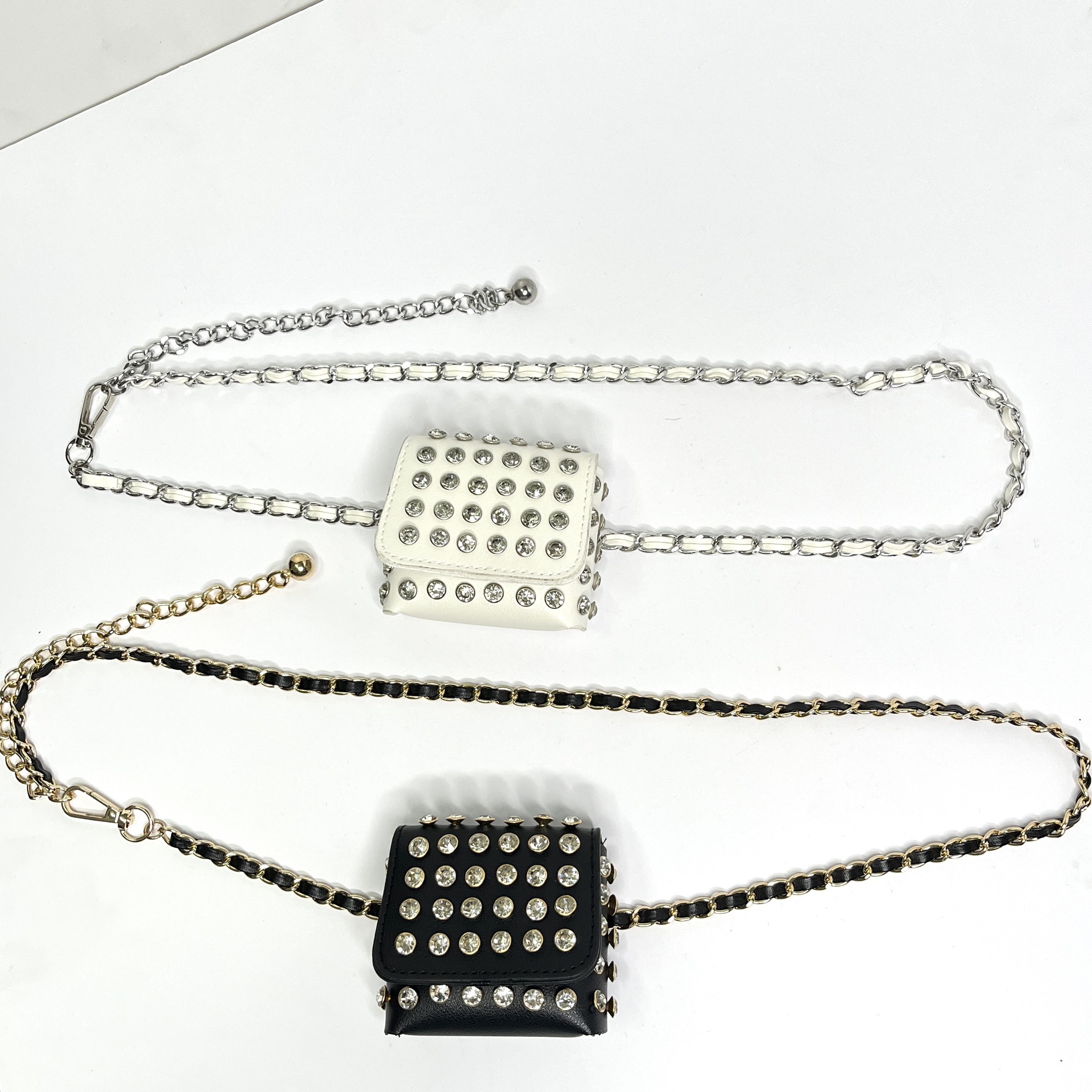 Fashion Rivet Mini Waistpack S – обзор и цена Women'S Jeans Accessories Chain