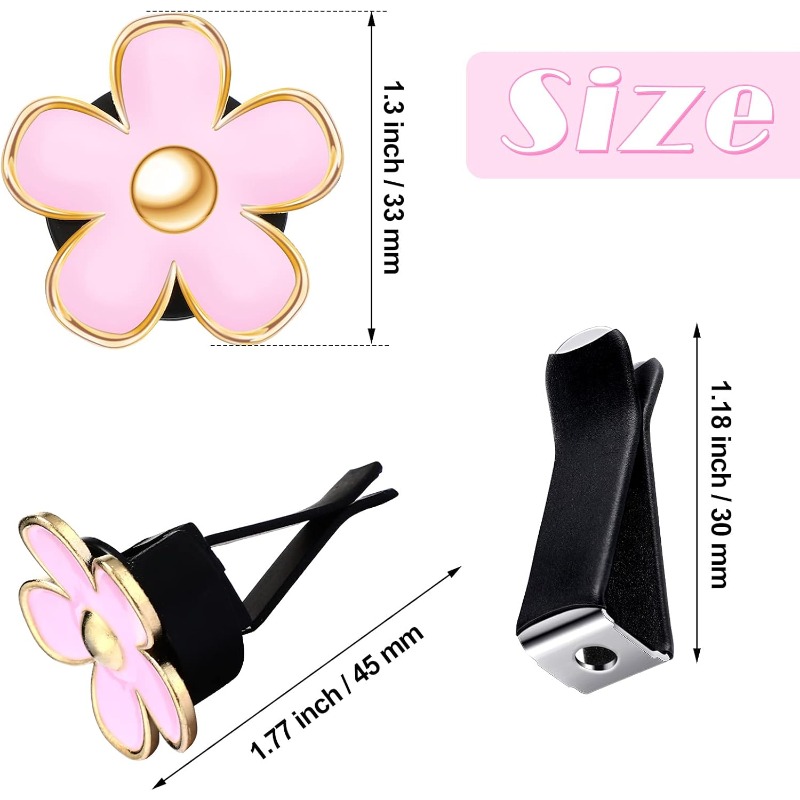 6PCS Daisy Flower Air Vent Cli – обзор и цена Women Accessories Outlet
