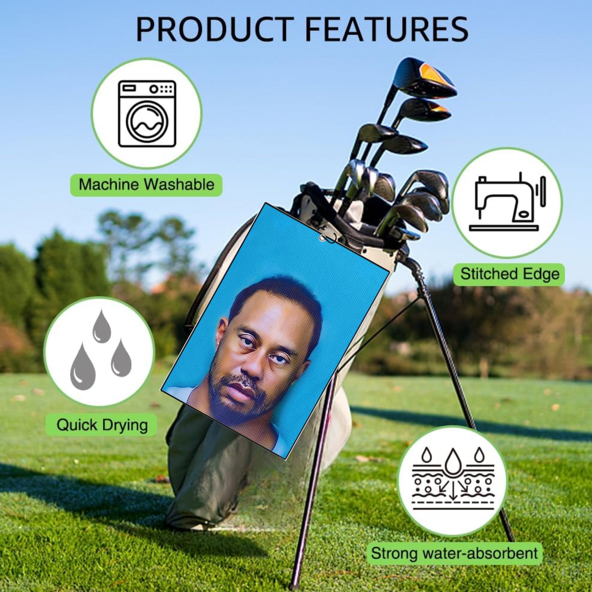 2 count Funny Microfiber Premi – обзор и цена Women'S Golf Accessories