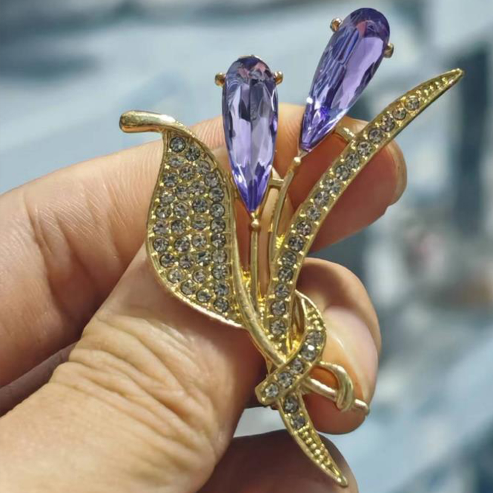 Luxury Lily Flower Brooches Wo – обзор и цена Women Accessories Bouquet