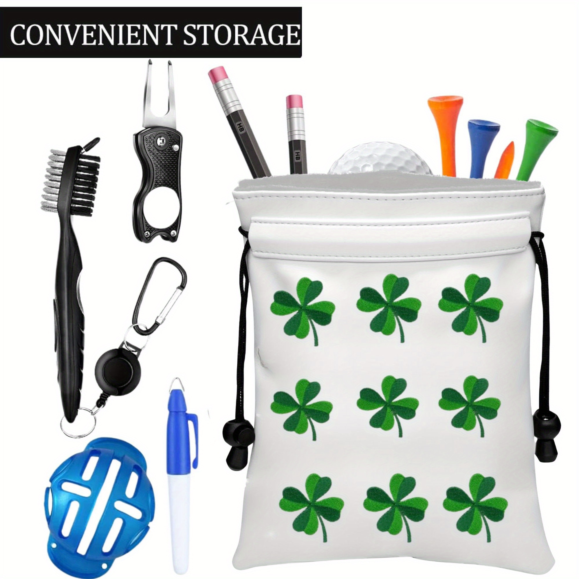 Golf Valuables Pouch with Luck – обзор и цена Women'S Golf Accessories