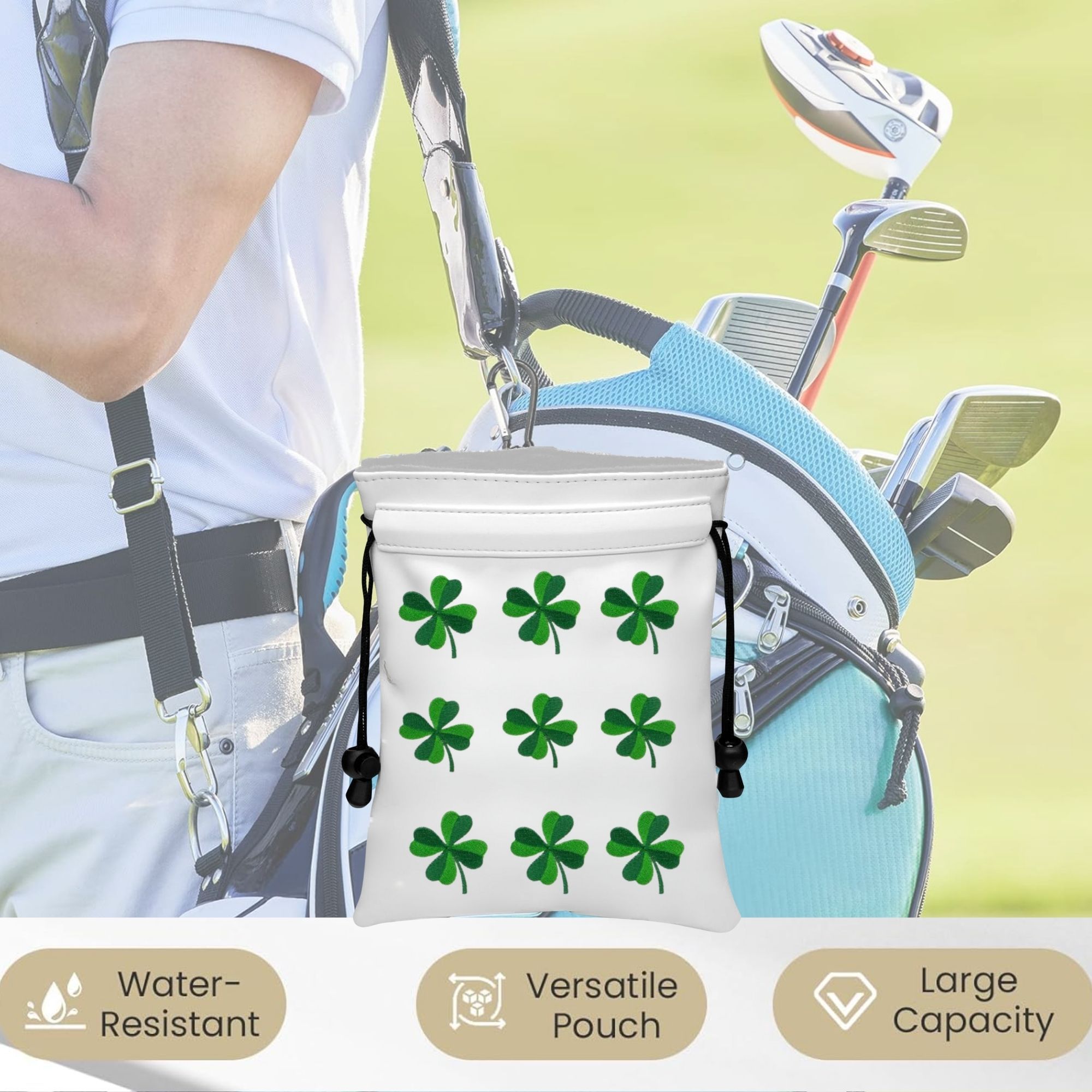 Golf Valuables Pouch with Luck – обзор и цена Women'S Golf Accessories