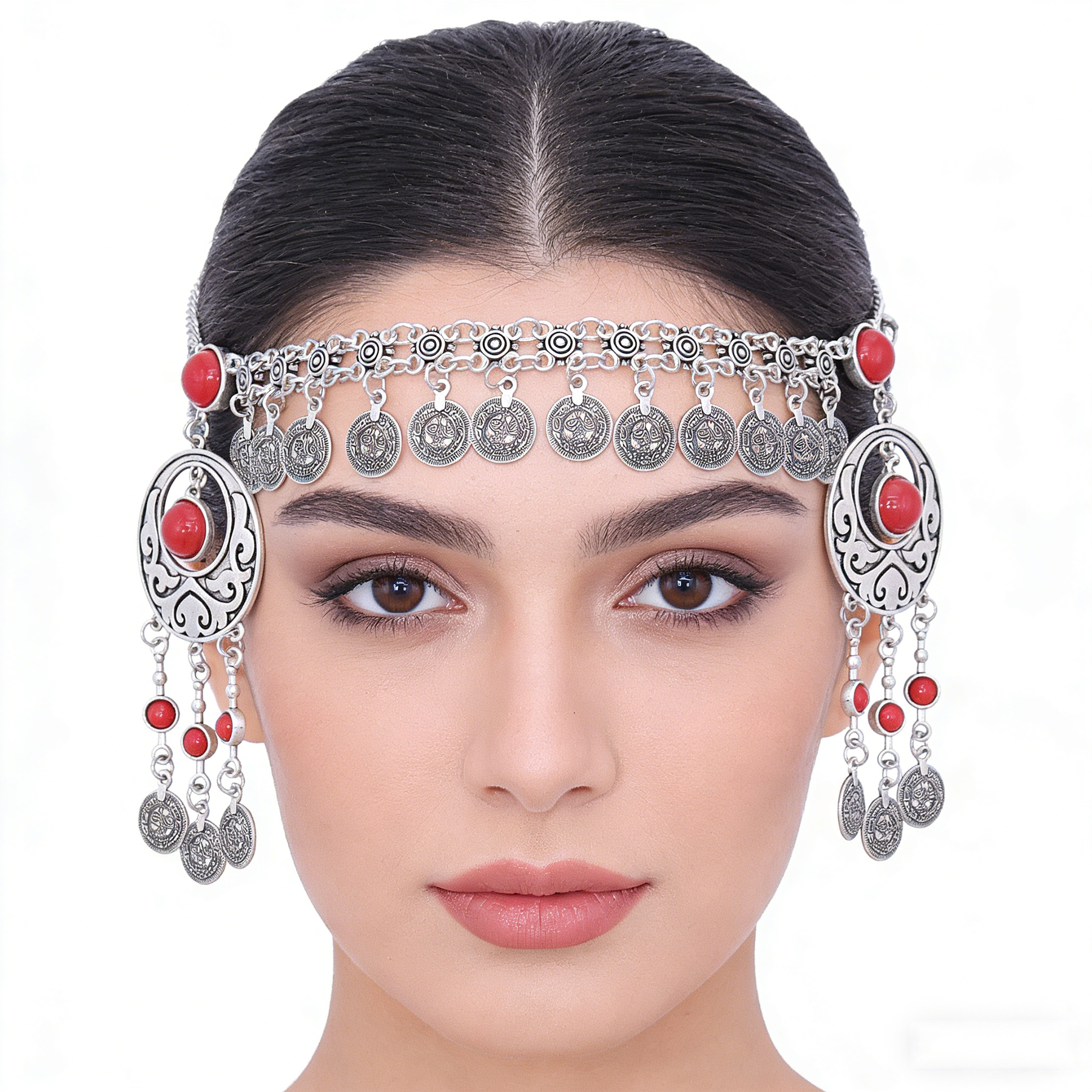 Vintage Silver Color Turquoise – обзор и цена Women Accessories Nepal