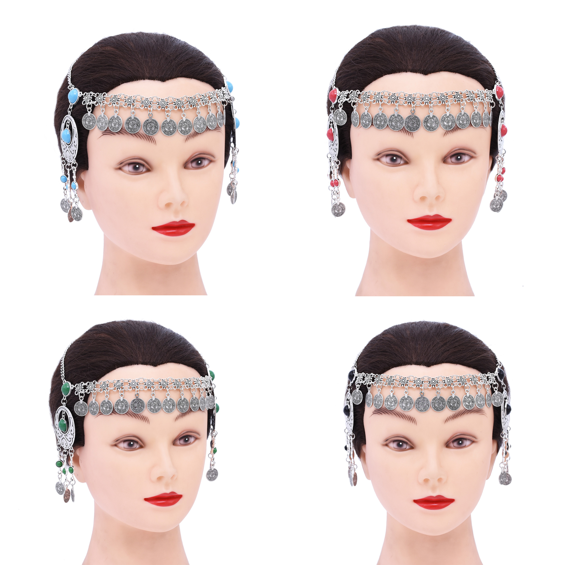 Vintage Silver Color Turquoise – обзор и цена Women Accessories Nepal