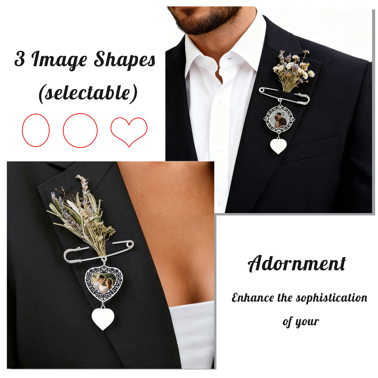 Custom Picture Badge Brooches  – обзор и цена Women Accessories In Wholesale