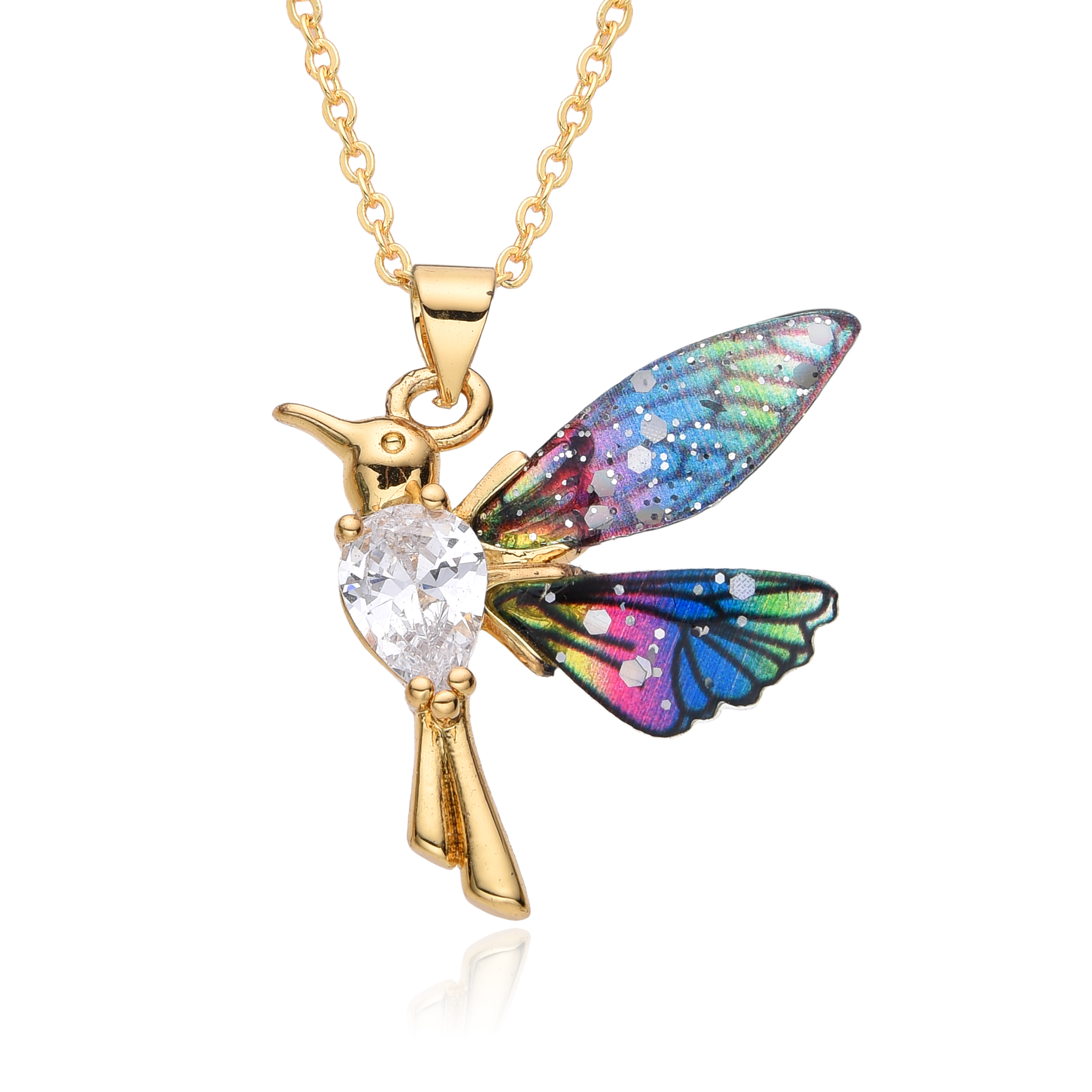 Colorful Resin Hummingbird Cha – обзор и цена Women Accessories In Wholesale