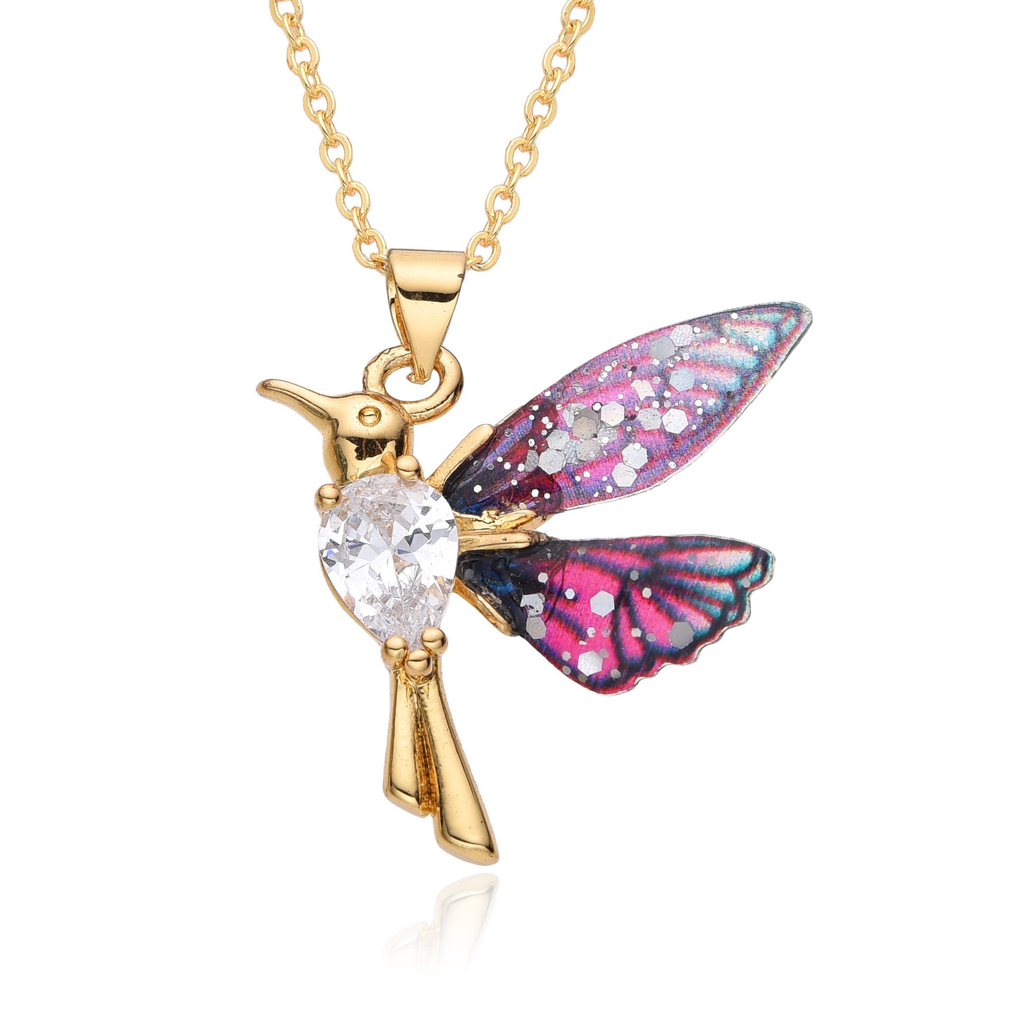 Colorful Resin Hummingbird Cha – обзор и цена Women Accessories In Wholesale