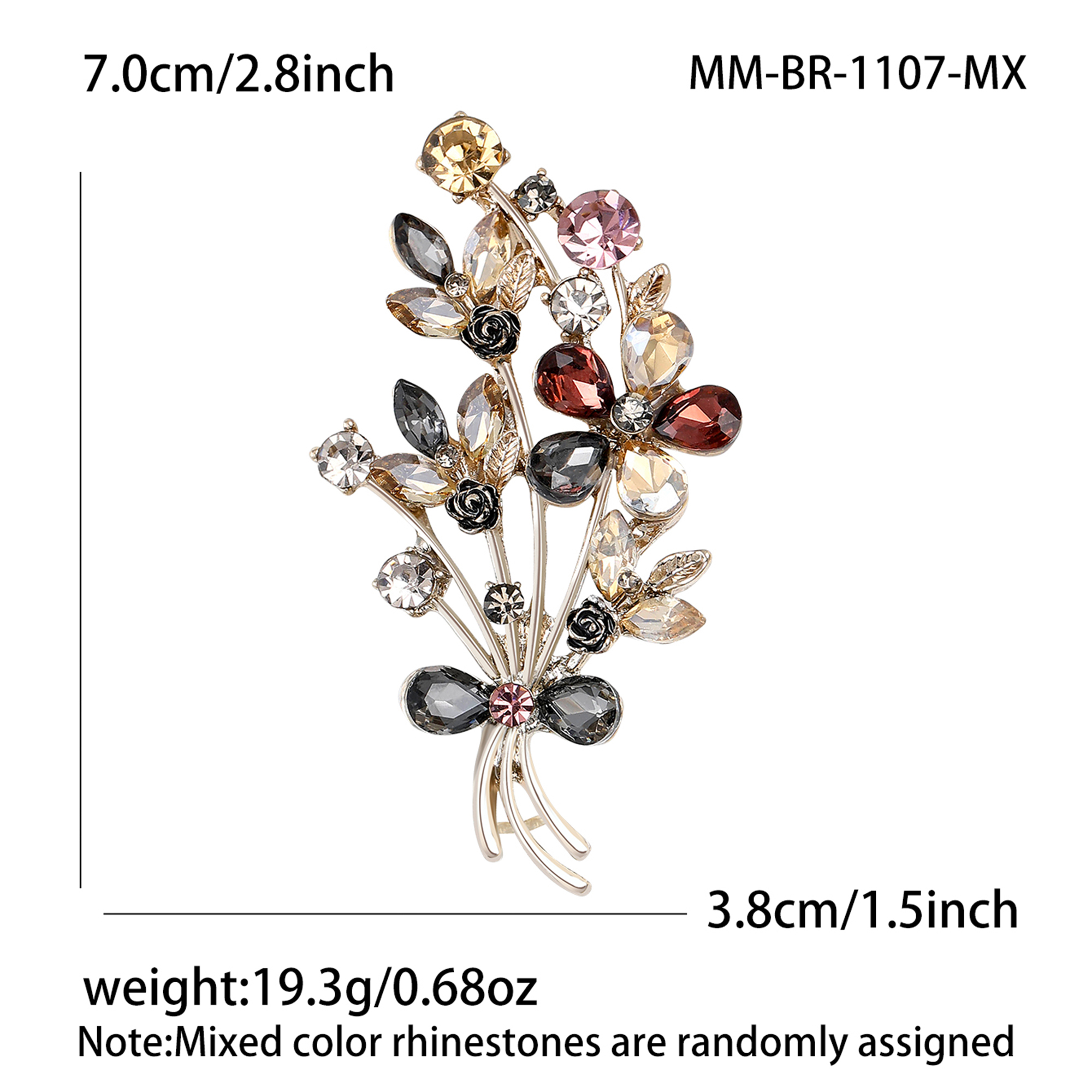 Beaut&Berry Trendy Rhinestones – обзор и цена Women Accessories Bouquet
