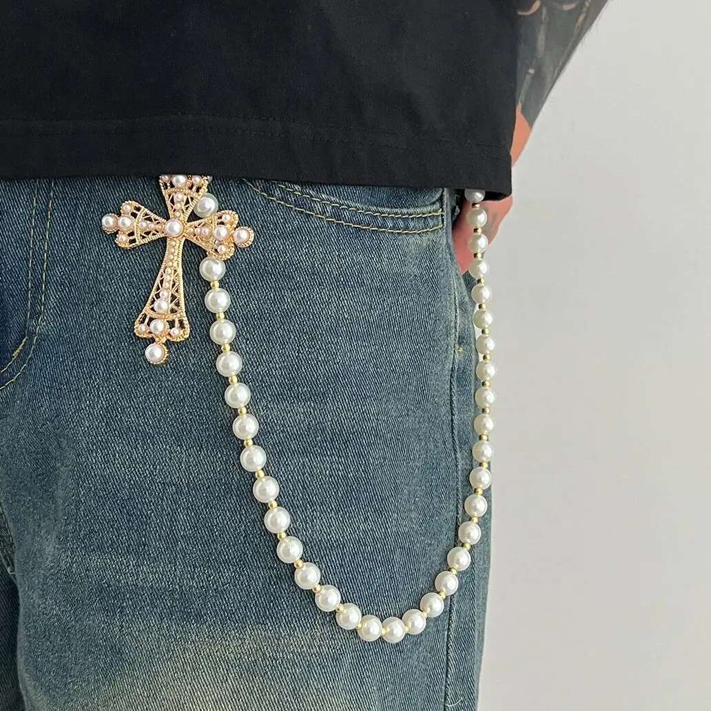 KunJoe Hip Hop Big Jesus Cross – обзор и цена Women'S Jeans Accessories Chain