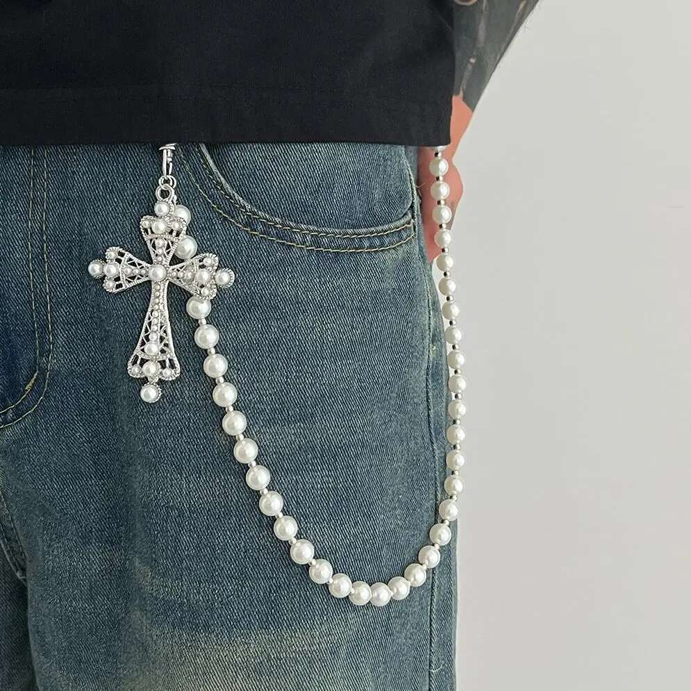 KunJoe Hip Hop Big Jesus Cross – обзор и цена Women'S Jeans Accessories Chain