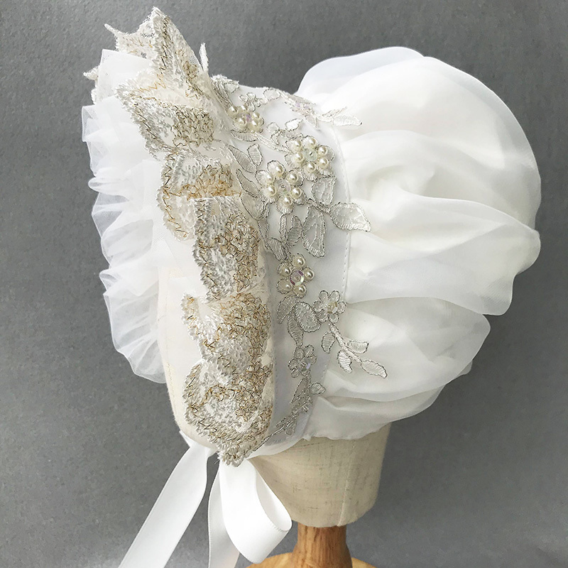 Victorian Bonnet Ruffles Villa – обзор и цена Women'S Victorian Era Accessories