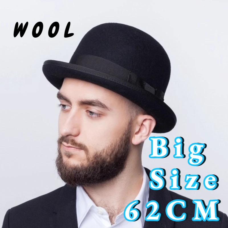 100% Wool Bowler Hat for Men B – обзор и цена Women'S Victorian Era Accessories