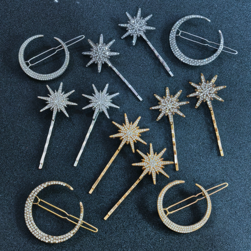 3/4 pcs set Crystal Star Hairp – обзор и цена Women'S Accessories List