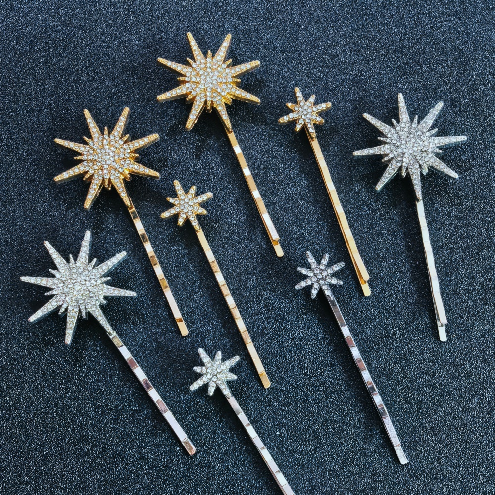 3/4 pcs set Crystal Star Hairp – обзор и цена Women'S Accessories List