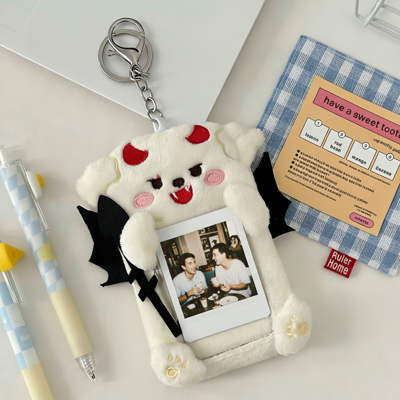 Plush Angel Devil Keychain Cut – обзор и цена Women Accessories Holder