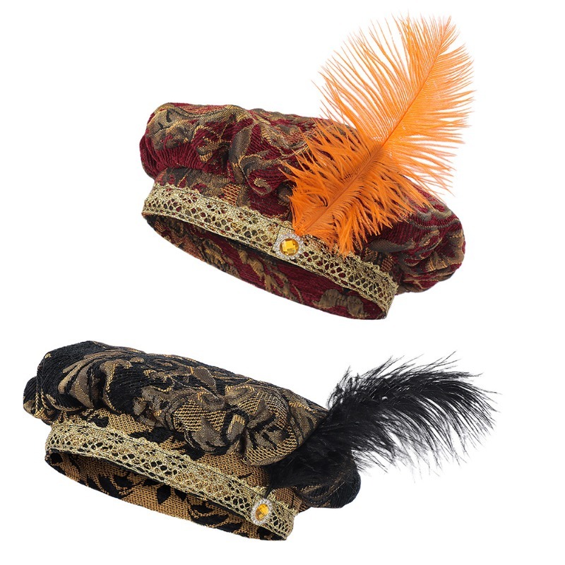 Medieval Tudor Hat With Feathe – обзор и цена Women'S Victorian Era Accessories