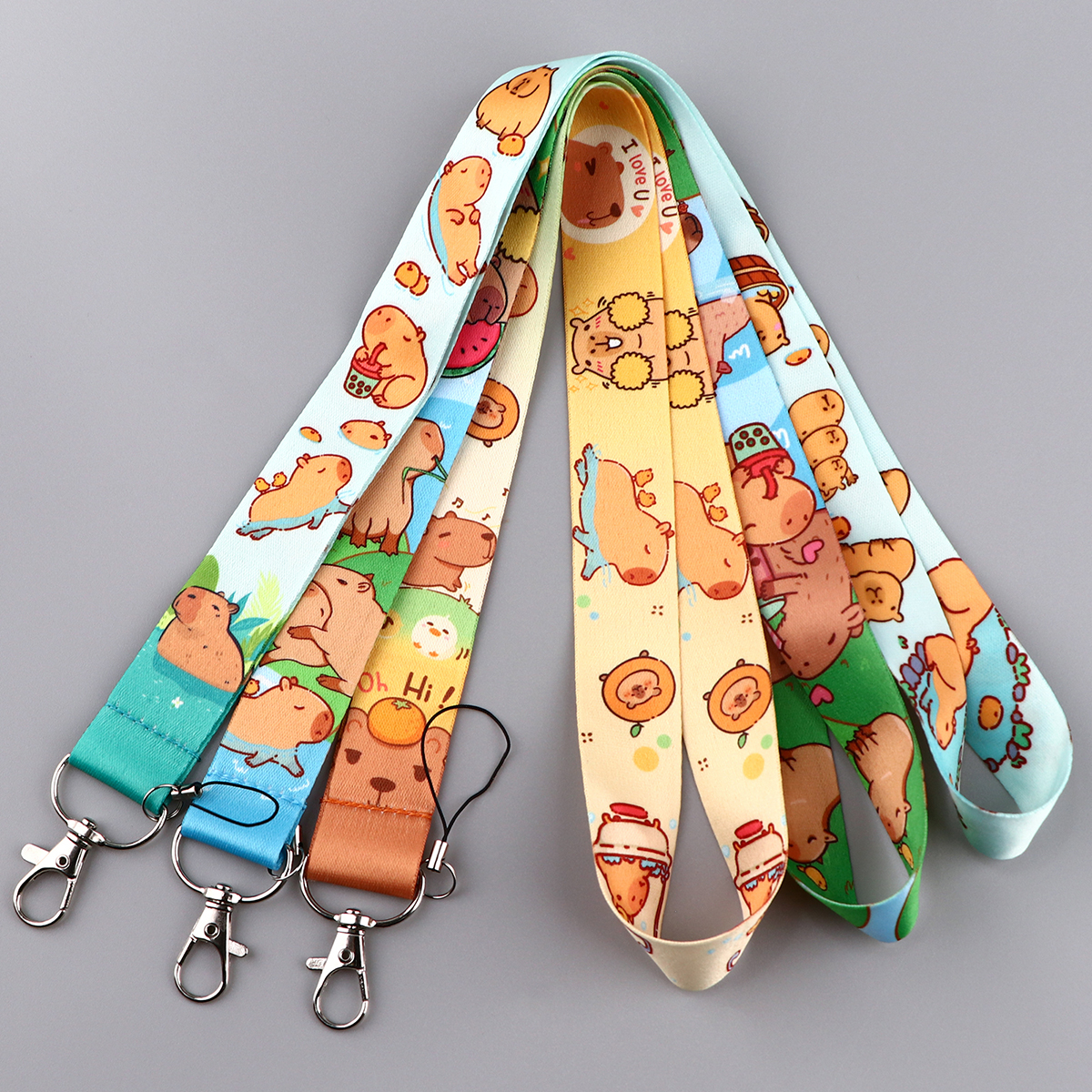 Cute Capybara Lanyards for Key – обзор и цена Women Accessories Holder