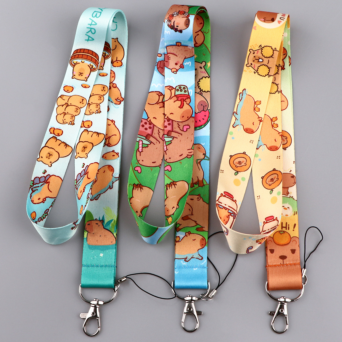 Cute Capybara Lanyards for Key – обзор и цена Women Accessories Holder