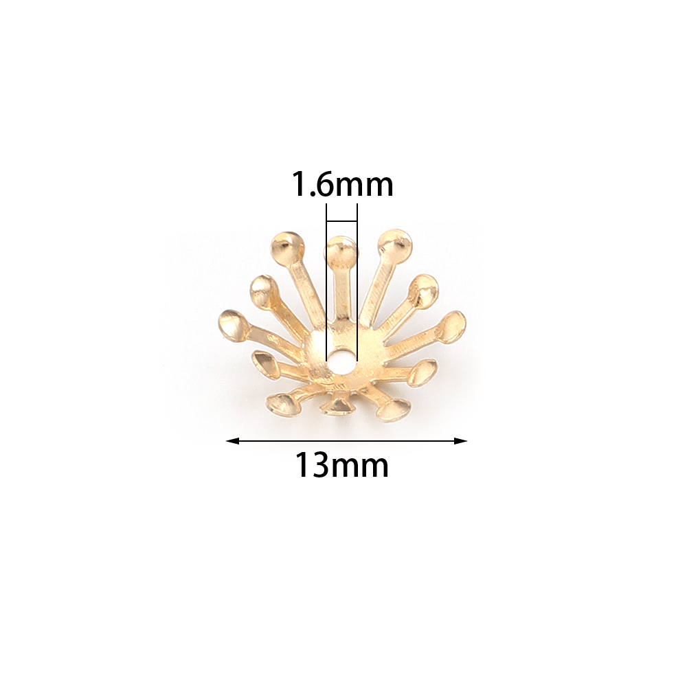 100Pcs Diameter 13MM Gold Colo – обзор и цена Women Accessories In Wholesale