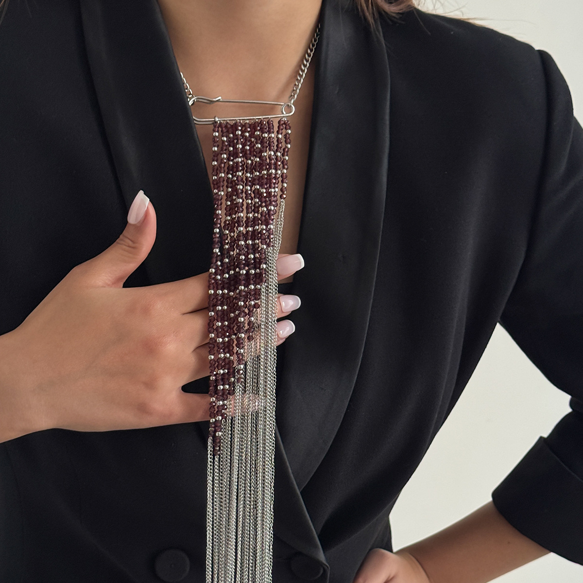 Silver Color Tassel Chain Broo – обзор и цена Women'S Accessories And Jewelry