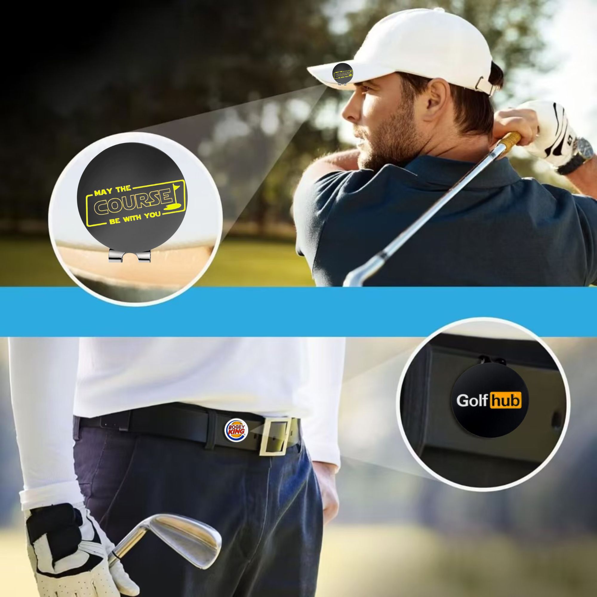 3 Pcs Funny Golf Ball Markers  – обзор и цена Women'S Golf Accessories