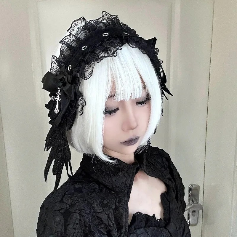 Gothic lace angel wings headba – обзор и цена Women'S Victorian Era Accessories