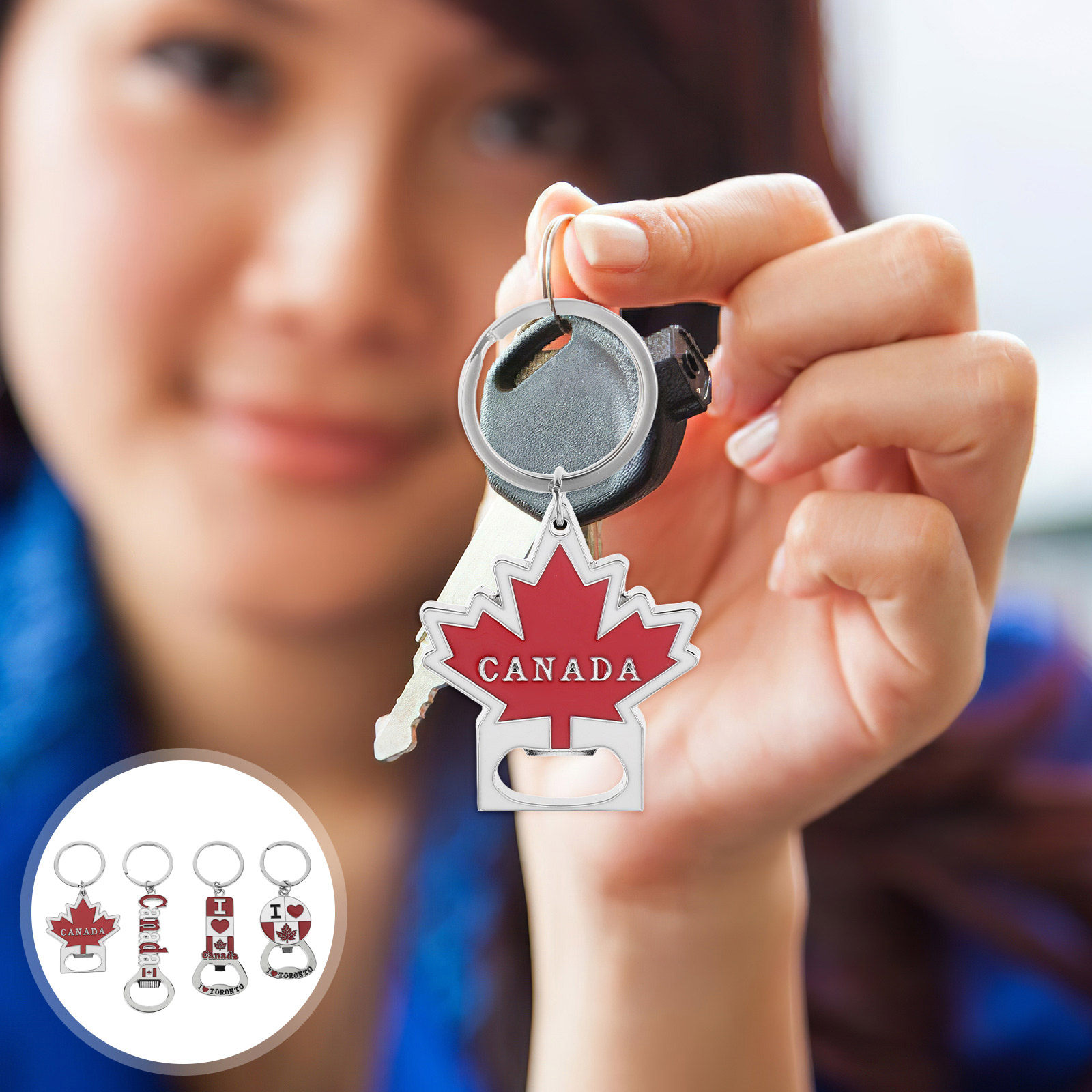 4Pcs Canada Keychain Bottle Op – обзор и цена Women'S Accessories Canada