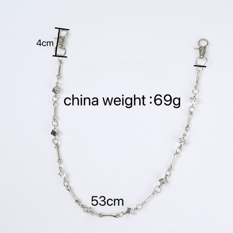 Punk Rock Hip-hop Unisex Dog B – обзор и цена Women'S Jeans Accessories Chain