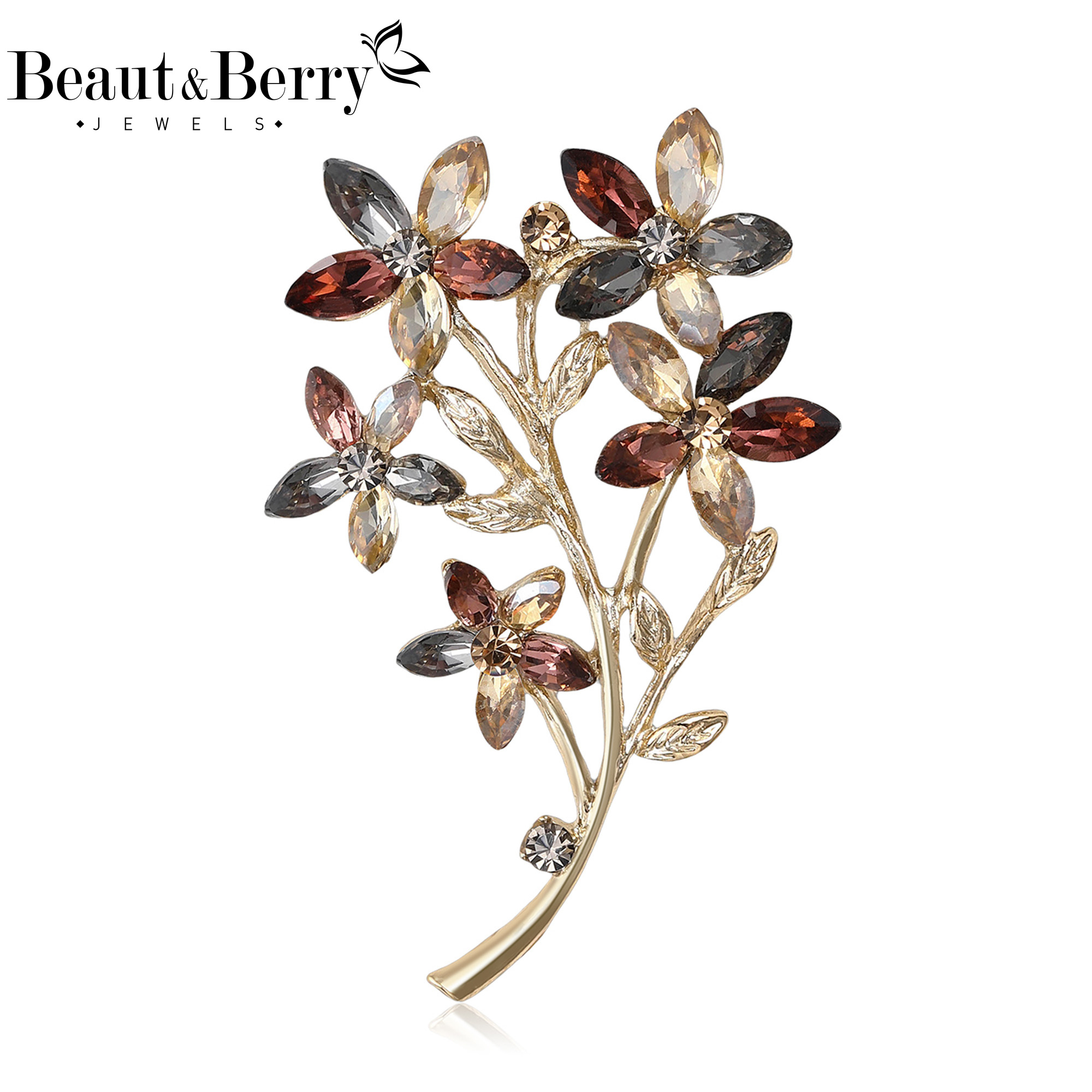 Beaut&Berry Luxury Rhinestone  – обзор и цена Women Accessories Bouquet
