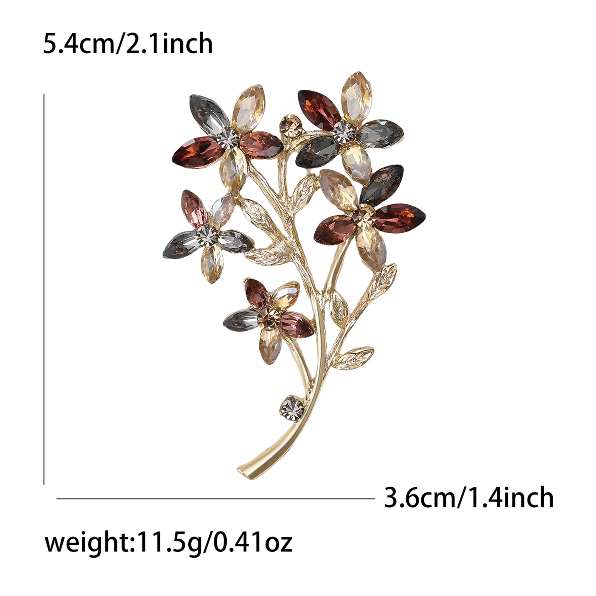 Beaut&Berry Luxury Rhinestone  – обзор и цена Women Accessories Bouquet