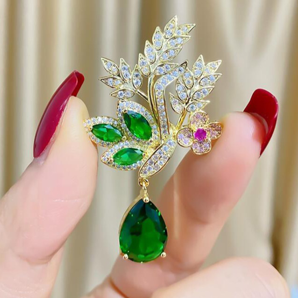 Fashion Green Yellow Leaves Fl – обзор и цена Women Accessories Bouquet