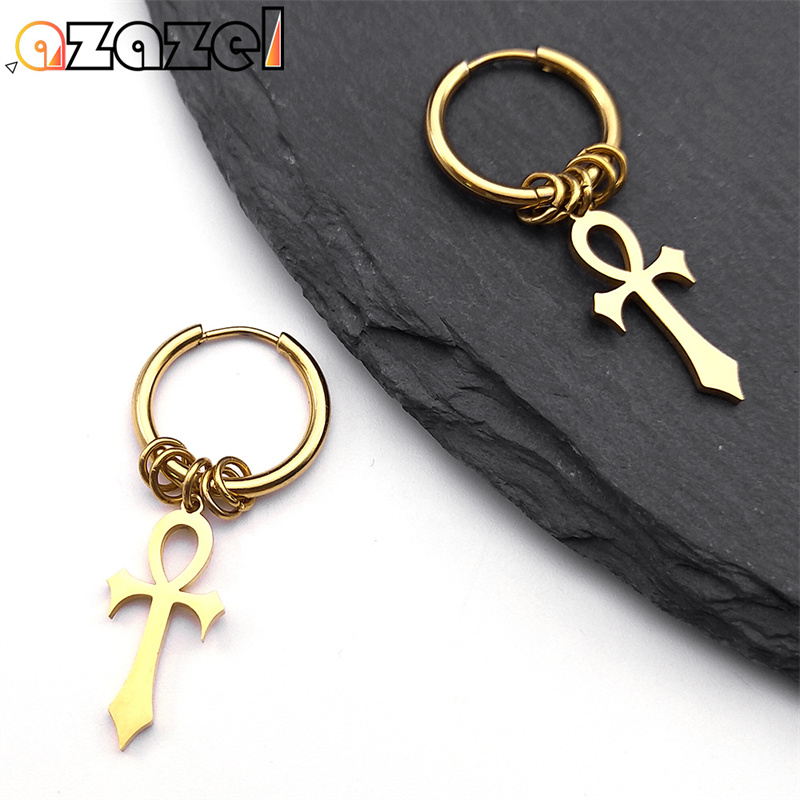 Egypt Ankh Cross Hoop Drop Dan – обзор и цена Women Accessories Egypt