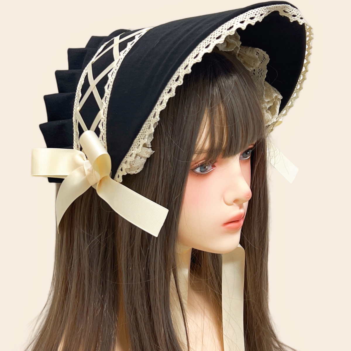 Lolita Hat Gorgeous Bonnet Vic – обзор и цена Women'S Victorian Era Accessories
